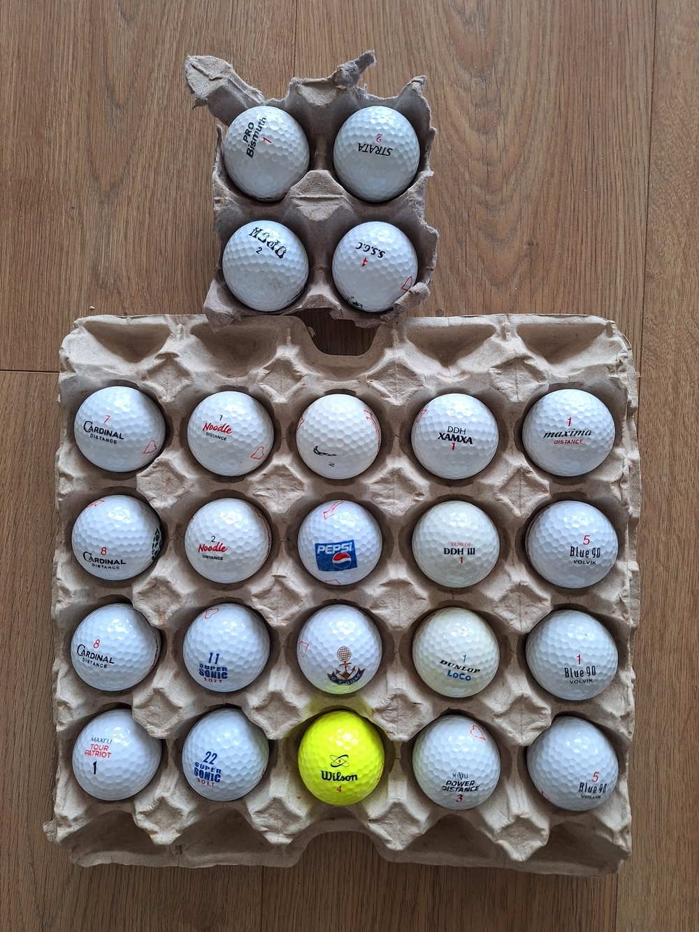 24 Assorted Used Golf Balls